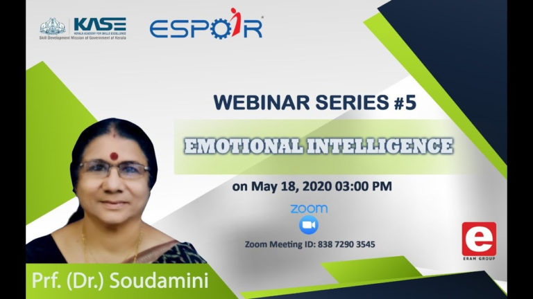 Emotional Intelligence By Prof: Dr. Soudamini