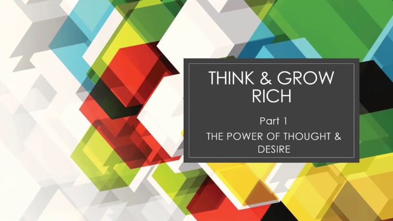 Think and Grow Rich Part 1